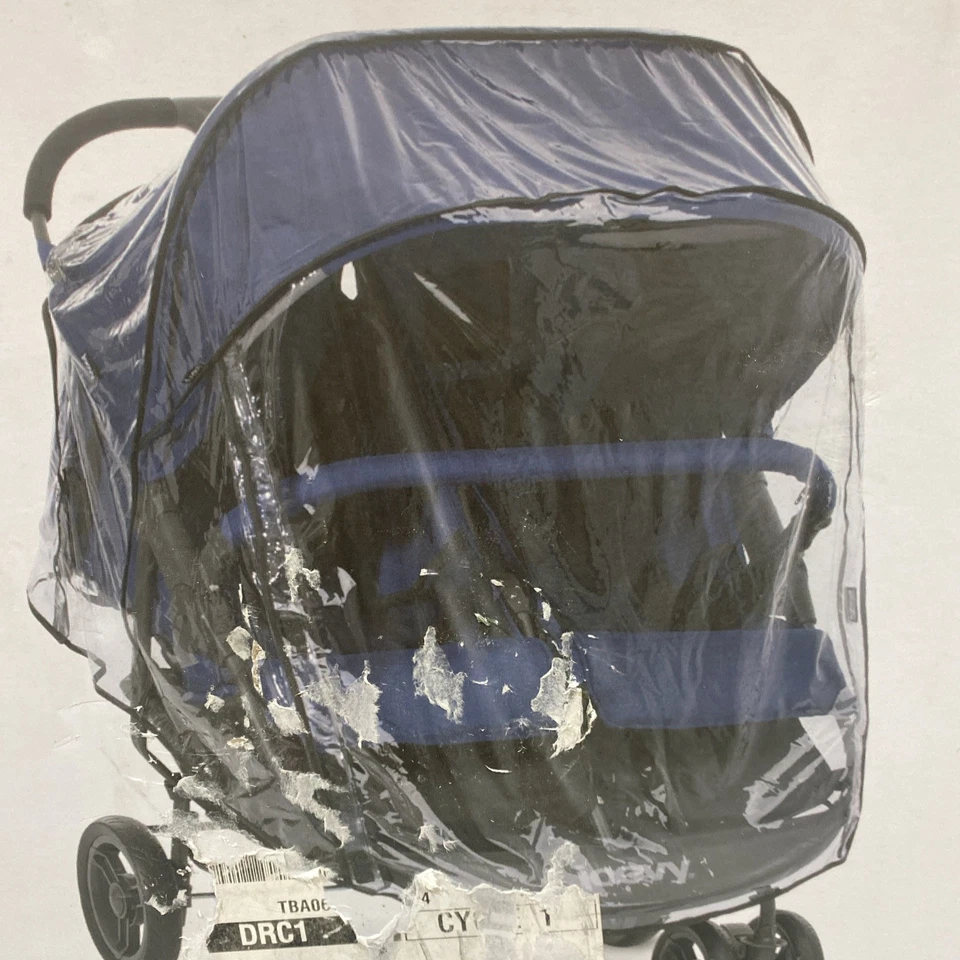 Nuevo Joovy ScooterX2 Ultraligero Cochecito Cubierta de Lluvia Transparente Protector de Viaje 9019 Foto 2 de 4