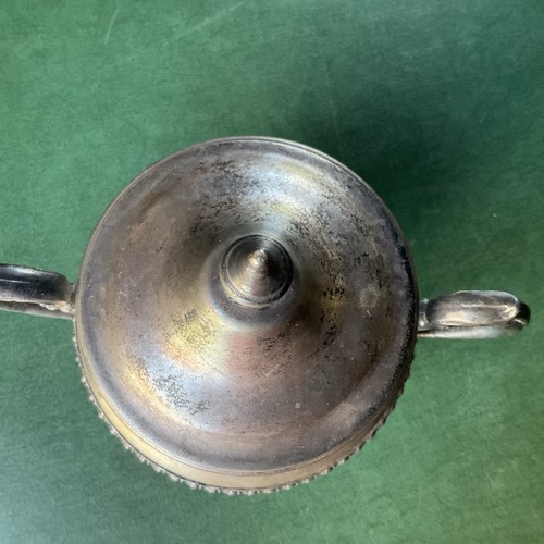 Vintage Silverplate Footed Double Handled Sugar Bowl - Picture 6 of 7