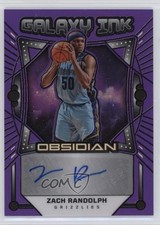 2024 Obsidian Galaxy Ink Electric Etch Purple Flood 5/49 Zach Randolph Auto 4jk