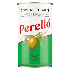 Perello Gordal Pitted Olives Tin 150g Spanish Premium Appetiser Snack