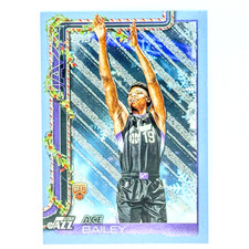 Ace Bailey (RC) 2025-26 Topps Holiday Blue Glitter SP #H165 Rookie Jazz