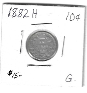 B#64 Canada 1882H Ten Cents G