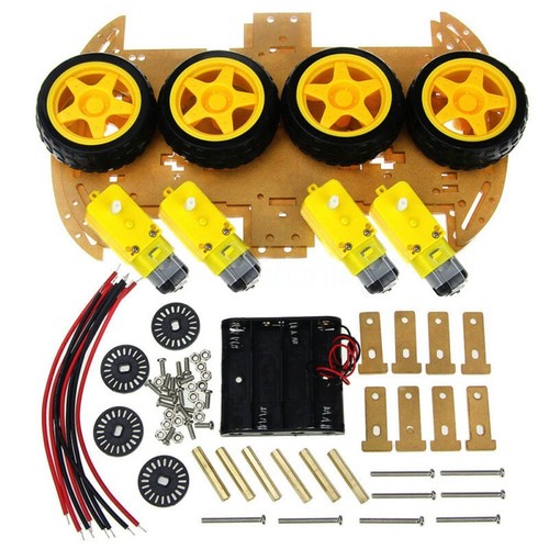 Smart Car Chassis Kit for Arduino with Tachometer Encoders Easy to Program - Picture 18 of 23