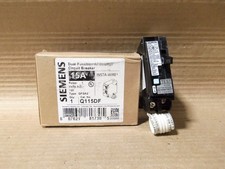 NEW Siemens QF QP Q115DF 1 Pole 15 Amp 120V DUAL FUNCTION AF/GF CIRCUIT BREAKER