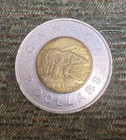 1996 Canada 2 Dollar Queen Elizabeth II Bi-Metallic Polar Bear Coin — photo 2