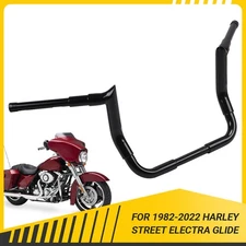 12" Meathook Ape Hanger Bar Handlebar For Harley Street Electra Glide 1982-2022