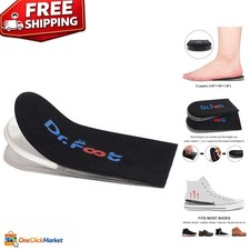 Dr.Foot Adjustable Orthopedic Heel Lift Inserts - Comfort Height Increase - L