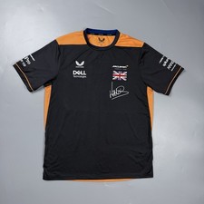 Castore MCLAREN F1 TEAM 2022 LANDO NORRIS GREY SET UP TEE SHIRT Sz XL 