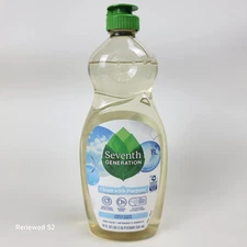 Seventh Generation Dish Soap, Fragrance Free, 19 oz, SEALED Buy More & Save