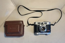 Kodak Motormatic 35 Vintage Film Camera W/ 44mm 2.8  Leather Case