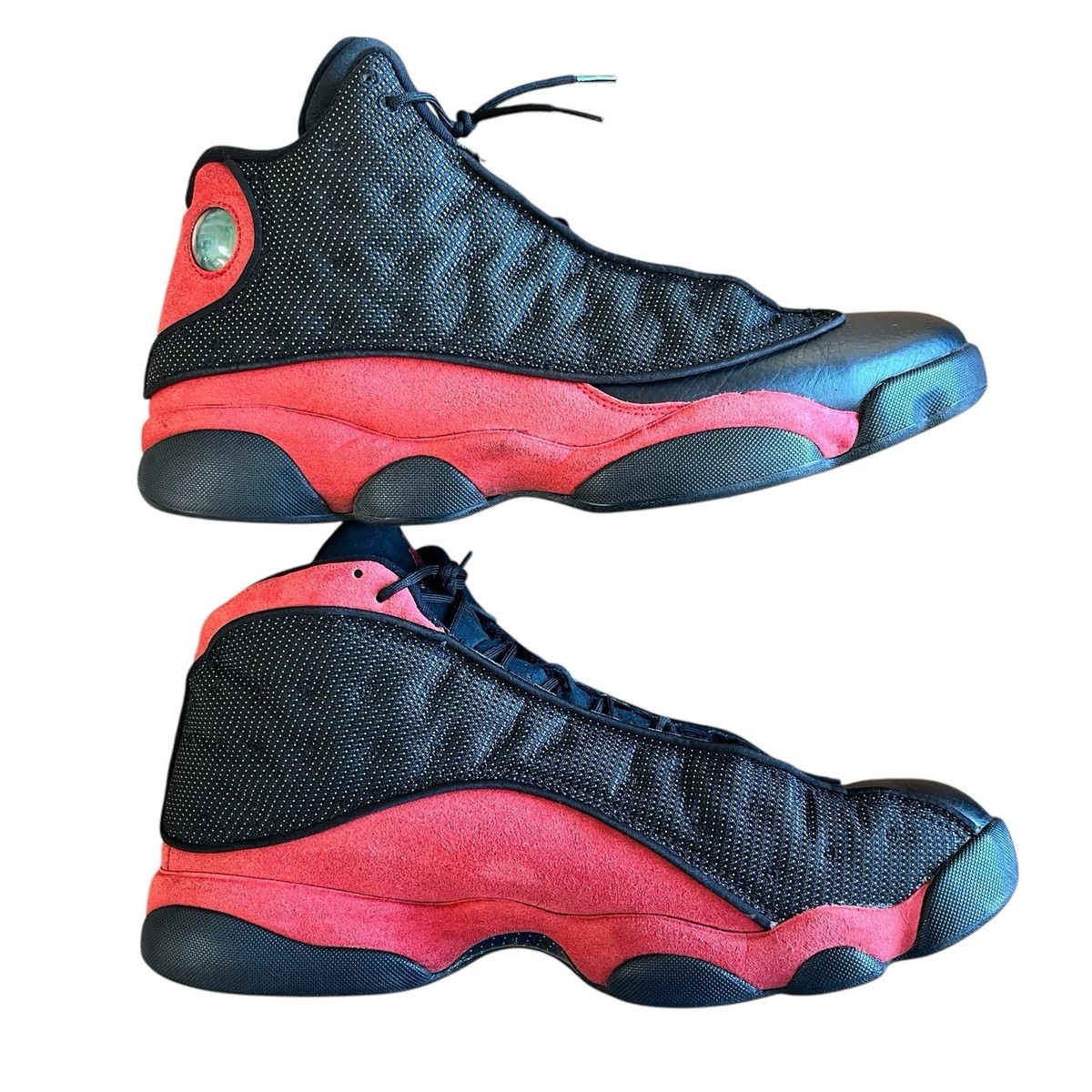 Nike Air Jordan 13 Retro Bred Shoes Mens Size 13 Black Red
