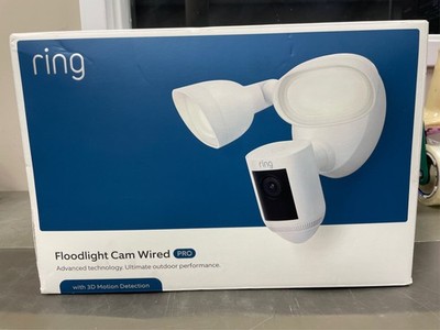 Floodlight Cam Wired Pro - Smart Security Video Camera with 2 LED Lights, Dual B