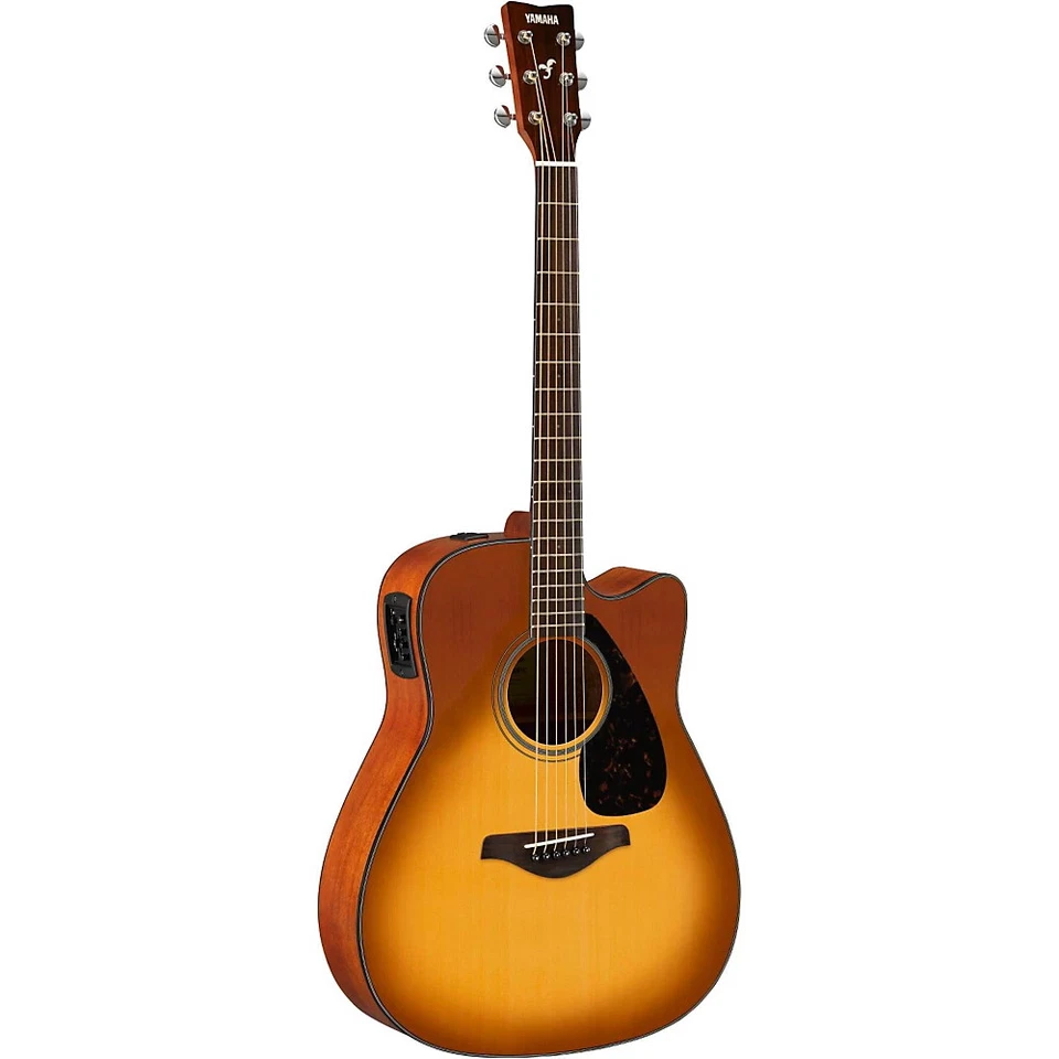 Yamaha FG Series FGX800C Acoustic-Electric Guitar Sand Burst - Image 3 of 4