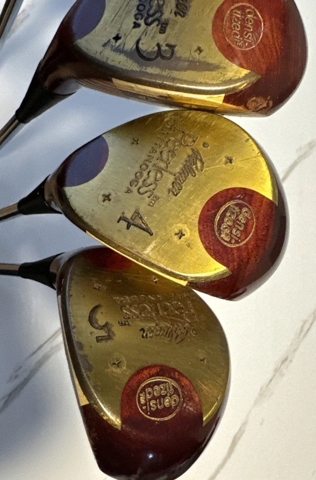 Arnold Palmer Densitized Peerless Chattanooga P63 Fairway 1 Driver + 3,4,5 Woods - Image 4 of 4