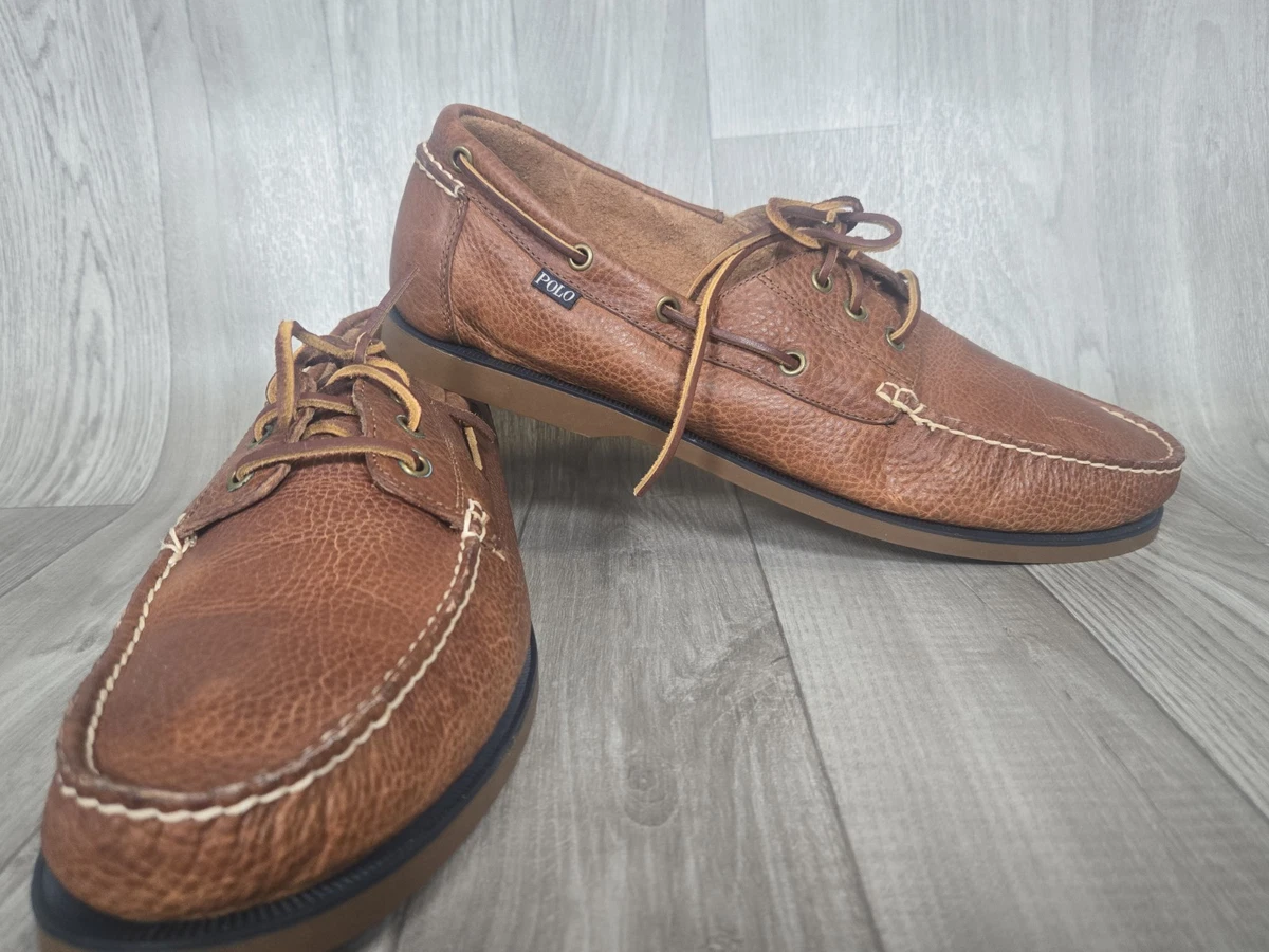 Ralph Lauren Boat Shoe Brown Casual Shoes for Men for sale  display picture 2