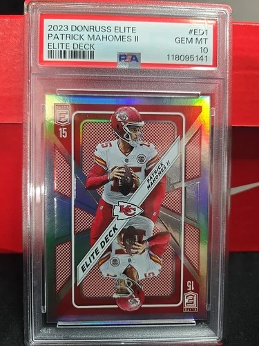 2023 Panini Donruss Elite - Elite Deck Patrick Mahomes II #ED-1