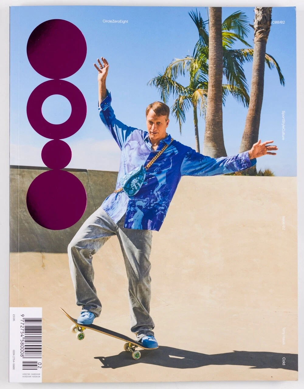 Tony Hawk Dior Skateboarder ltd ed couverture variante CIRCLE ZERO HUIT MAGAZINE 0 8