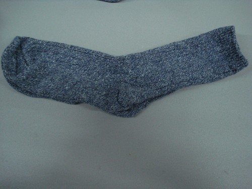 NWOT Women's Merino Wool Blend Ribbed Socks Shoe Size 6-9 Blue 6 Pair - Picture 2 of 2
