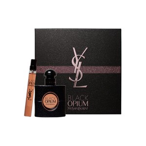 Yves Saint Laurent Black Opium 2 Pc Set Eau De Parfum Spray 1 Oz 0 33 Oz New 3614271942937 Ebay