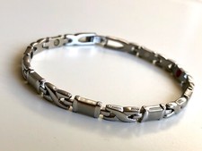 Magnetic therapy, Stainless Steel Bracelet Pain Relief, Energy, Stamina, Ions