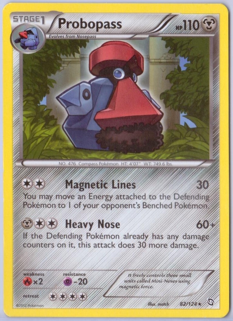 Probopass - 82/124 - Rare - Black & White 6: Dragons Exalted - Pokémon