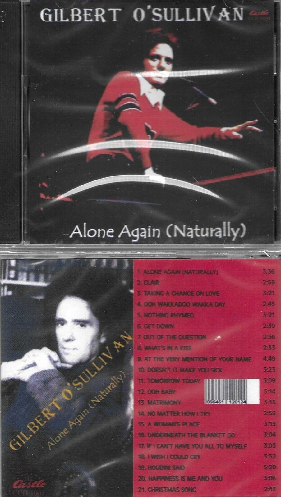 GILBERT O'SULLIVAN-BEST OF/ALONE AGAIN NATURALLY/CLAIR/GET DOWN-21 CUTS-CD