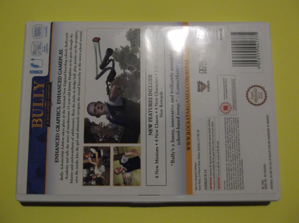 Bully Scholarship Edition. Nintendo Wii. PAL. EUR. - Image 2 of 4
