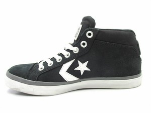 converse street mid leather white