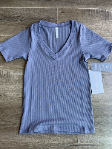 V-Neck Tee Shirt T-Shirt Workout Casual 
