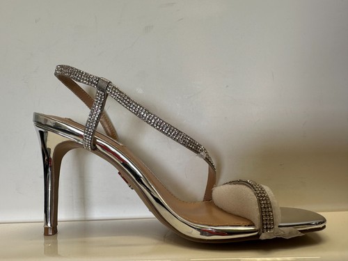 STEVE MADDEN Ratify Embellished Silver Sandals UK 5 US 7.5 EU 38 REF M513# - Picture 3 of 5