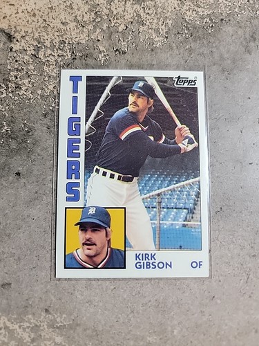 #65 Kirk Gibson - Detroit Tigers - 1984 Topps Baseball - 第 1/2 張圖片