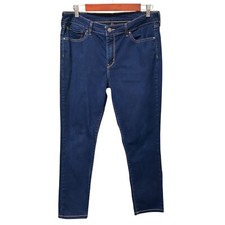 Levi  s 711 Skinny Jeans Dark Wash Size 32 Mid Rise Stretch Denim