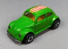 Hot Wheels Getty Promo Car Green Volkswagen VW Bug Beetle BW Vintage
