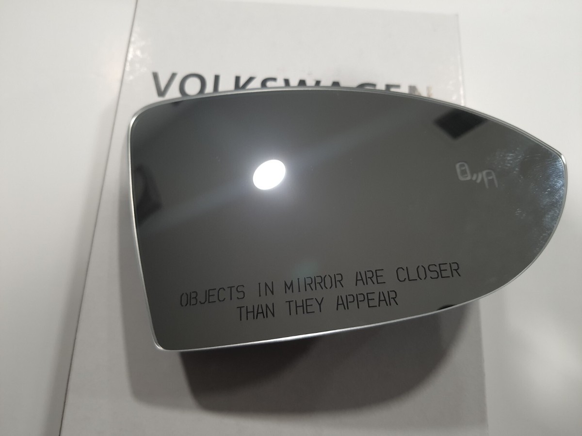 17A857522G NEW GENUINE DOOR MIRROR GLASS RIGHT W/ ELEC CONN. JETTA