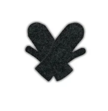 100% Angora Knitted Mittens for Women Made in USA