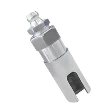 Grease Gun Coupler with 1/8 Inch Npt Thread,push on Slotted Right Angle 90degree