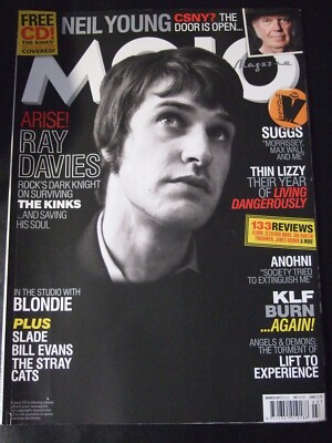 MOJO MAGAZINE  MARH 2017  # 280  NEIL YOUNG RAY DAVIES BLONDIE SLADE THIN LIZZY