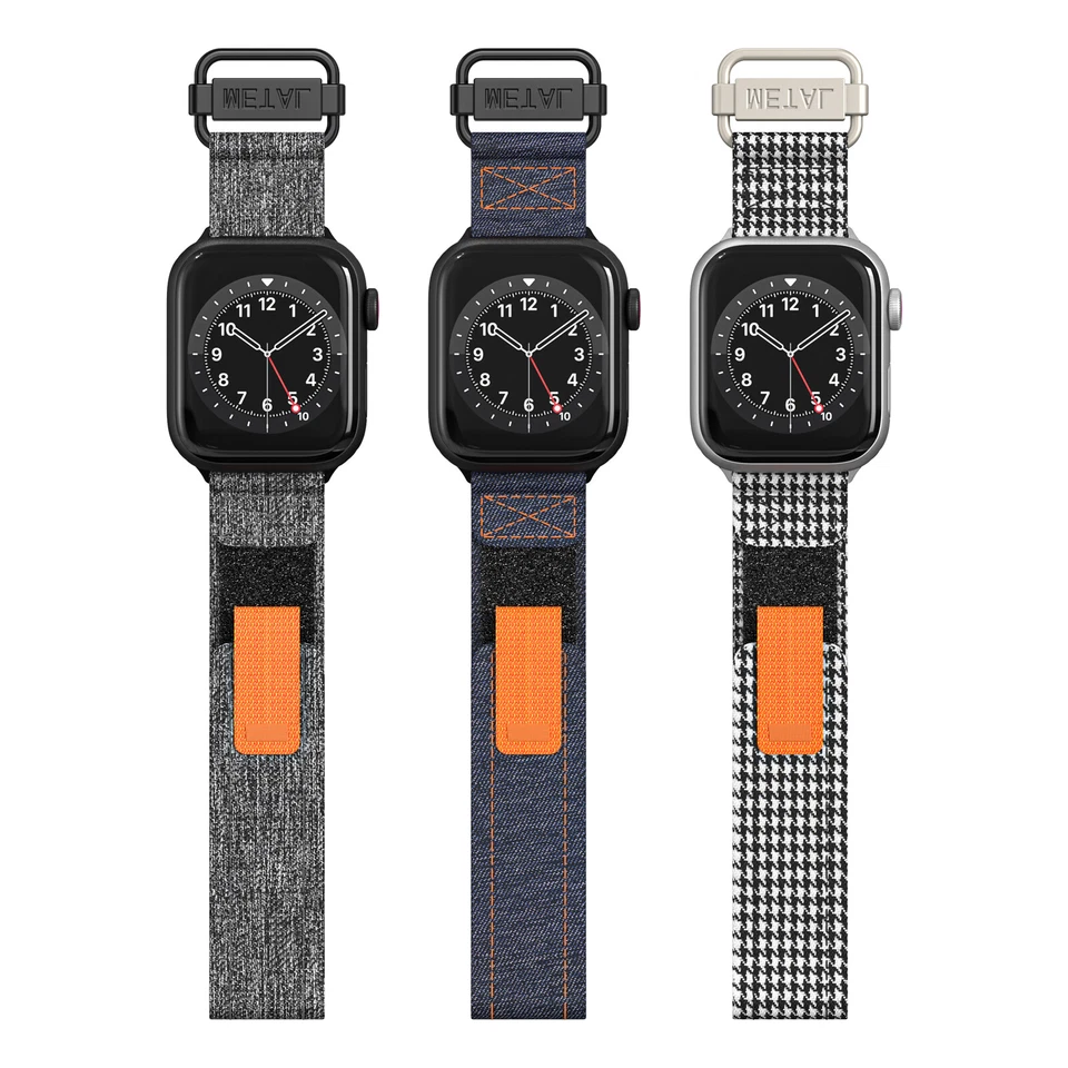 Correa de reloj deportivo de viaje de lona para Apple Watch Series 10/9/8/7/6 Ultra2/1 Foto 2 de 4