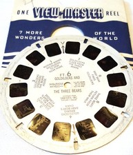 Vintage Viewmaster Reel  Goldilocks Three Bears FT-6