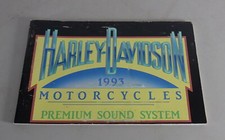 Owners Manual / Betriebsanleitung Harley Davidson Premium Sound System von 1993
