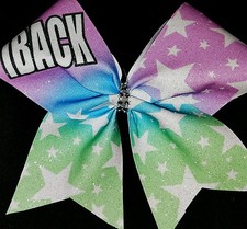 Cheer Bow - iBACK - Glitter - Hair Bows