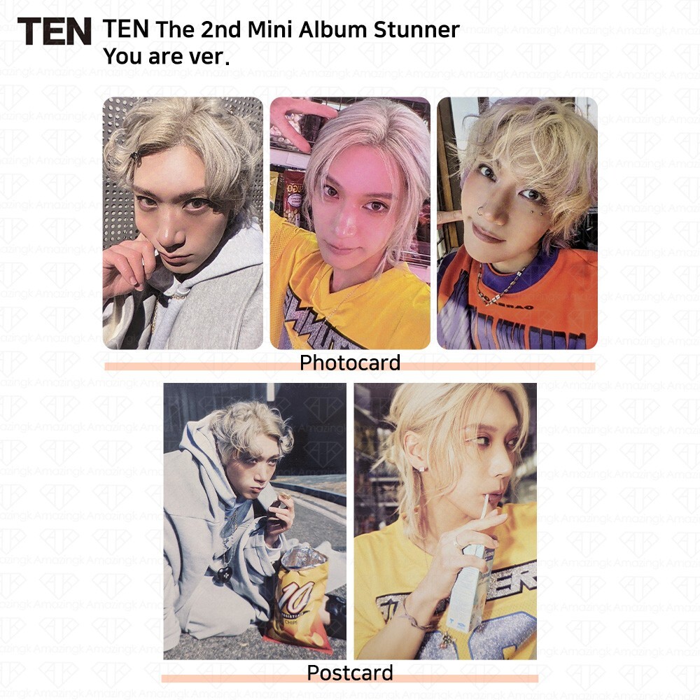 TEN The 2nd Mini Album STUNNER You Are ver. Official Photocard