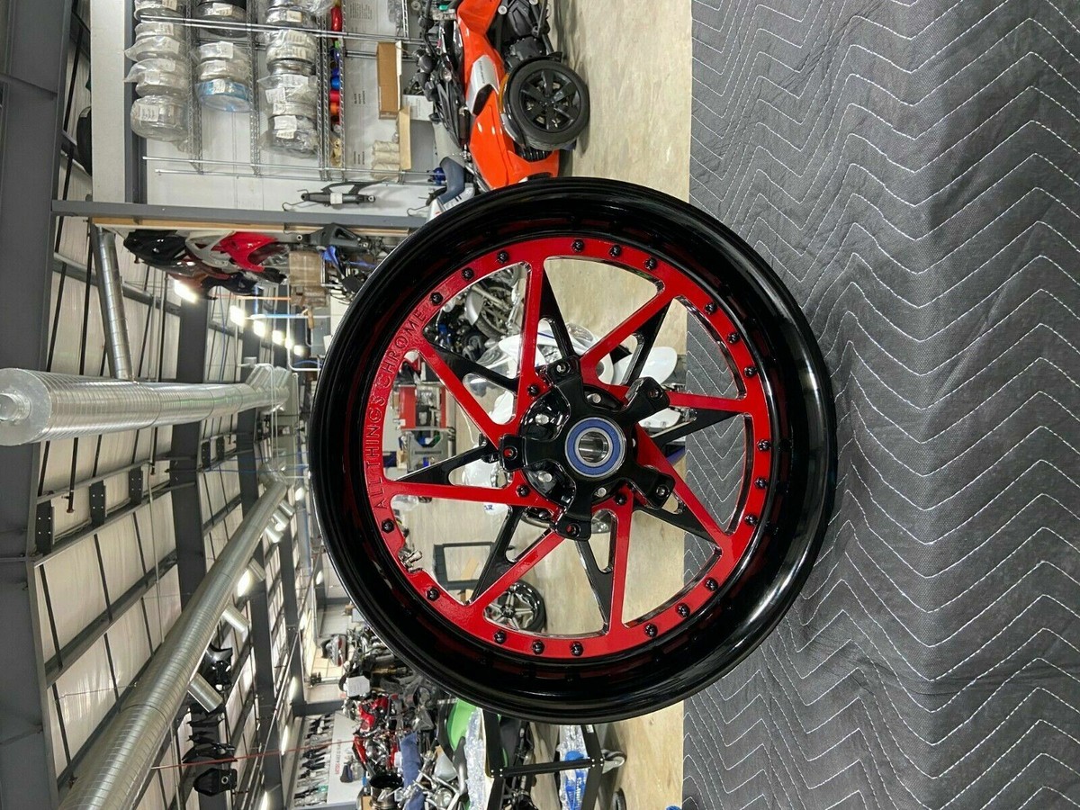 HAYABUSA STOCK SIZE BLACK-RED CENTERS SWITCHBACK WHEELS 22 HAYABUSA STOCK SIZE BLACK-RED CENTERS SWITCHBACK WHEELS 22
