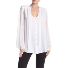 Show Me Your Mumu The Taylor Tie Front Tunic White Woman Size S Flowy $146