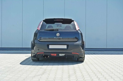 Rear Side Diffusers Maxton Design Gloss Black ABS For Fiat Punto Evo Abarth - Picture 2 of 6