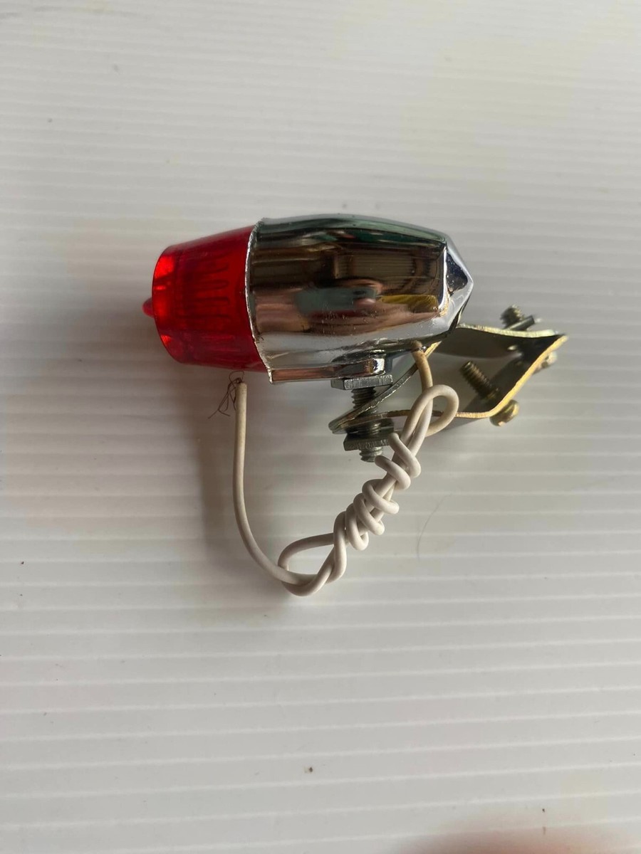 VINTAGE BICYCLE BULLET TAIL LIGHTS RED FOR RALEIGH HUMBER PHILLIPS RUDGE SCHWINN - Foto 4