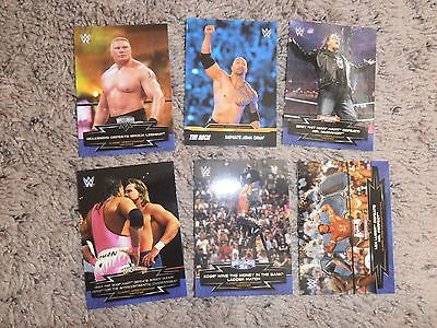 2015 Topps WWE Road To WM Classic Wrestlemania Matches 6 Insert Sets 180 Cards 
