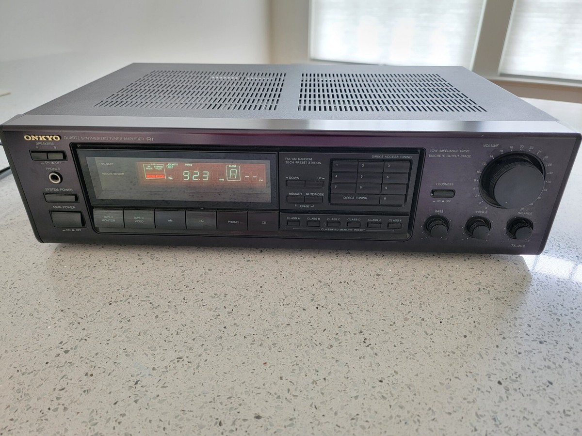 Onkyo TX-902 Stereo Receiver Amplifier Vintage HiFi | Tested