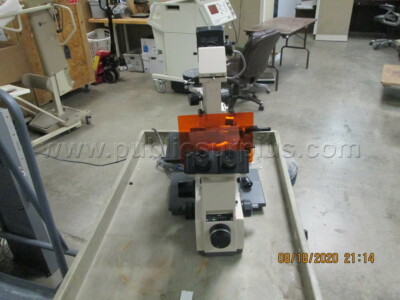 Olympus IMT-2 Inverted Phase Fluorescence Microscope 