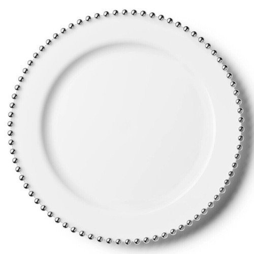 Beaded Collection: Disposable Premium Heavyweight Plastic Plates & Soup Bowls - Picture 7 of 35